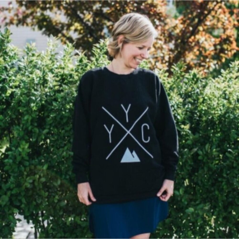 Local Laundry YYC Green Mountain Outdoor Cotton Hiking Lounge Sweatshirt S